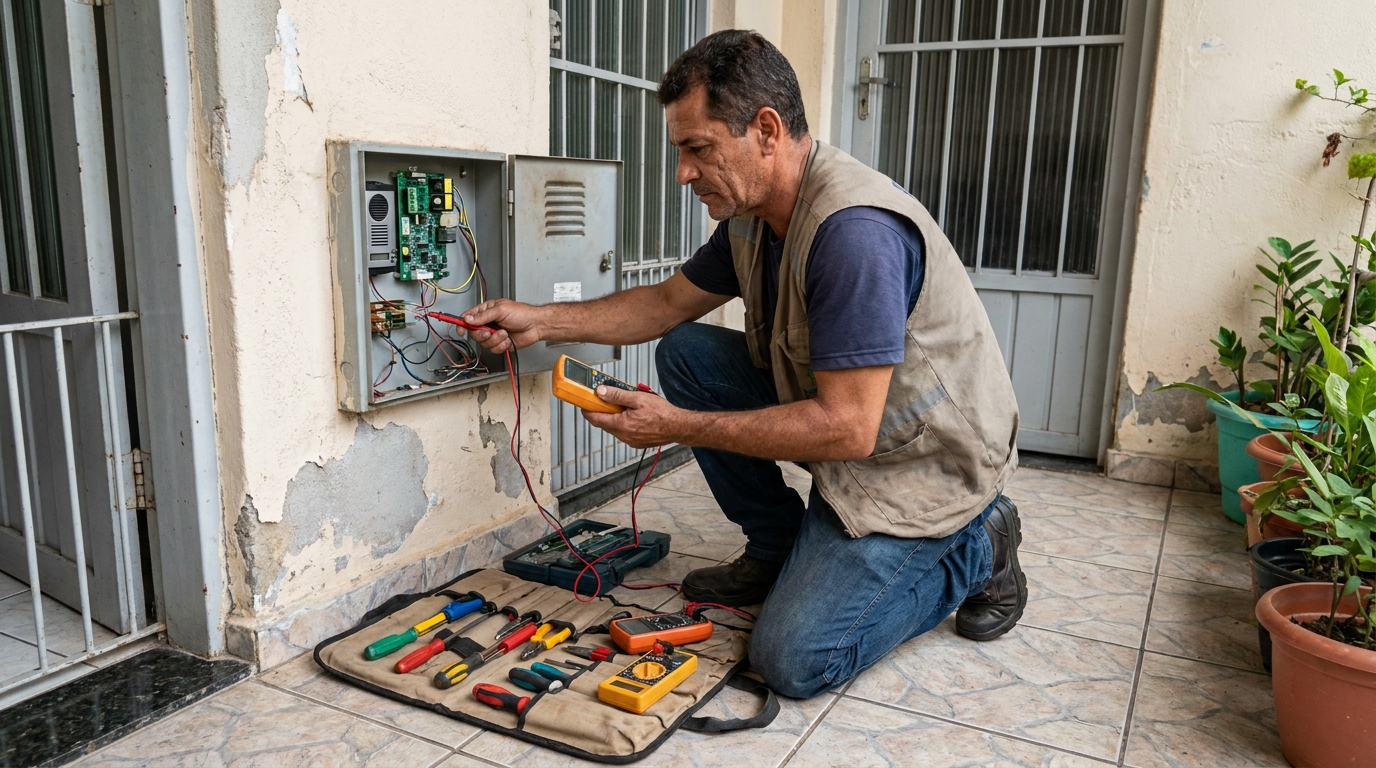 Troca de Fiação de Interfone em Presidente Prudente‑SP